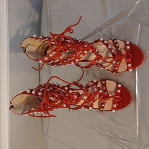 Pearl's Studded Heels